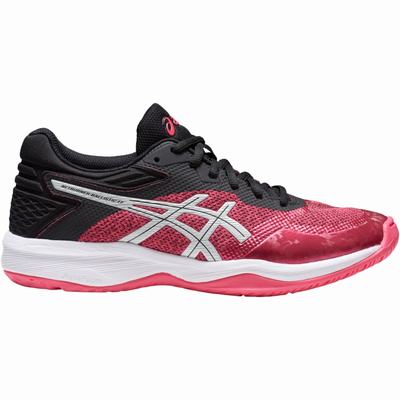 Asics Netburner Ballistic FF - Naisten Lentopallokengät - Pinkki/Mustat